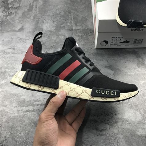 nmd gucci black|gucci nmd online.